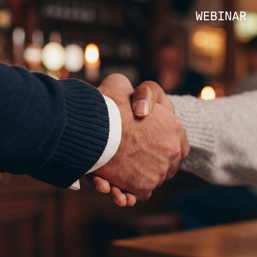 Pipeline webinar handshake banner image